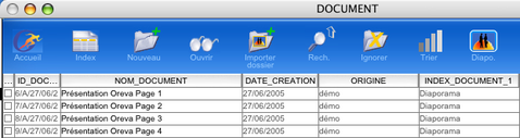 logiciel de gestion mac oreva: la gestion de documents