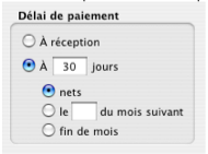 Cogilog Gestion: dlais de paiement