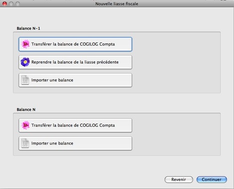 Transfert de la balance de Cogilog Compta