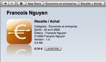 Achat de Recette / Achat Achat de Recette / Achat