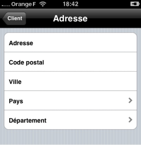 Adresse du client Adresse du client