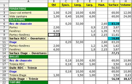 logiciel de gestion mac: batimax et le métré