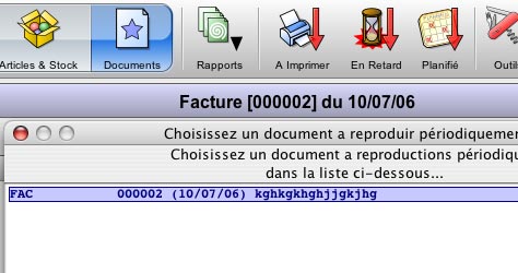 bedesk express facturation: pices en retard