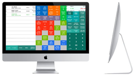 Caisse enregistreuse Melkal sur iMac