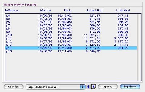 Ciel Compta Mac: Comment grer le rapprochement bancaire (6) -- 21/11/05