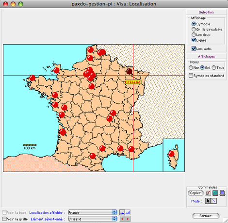 Localisation gographique des clients avec Ciel Gestion Commerciale Mac *