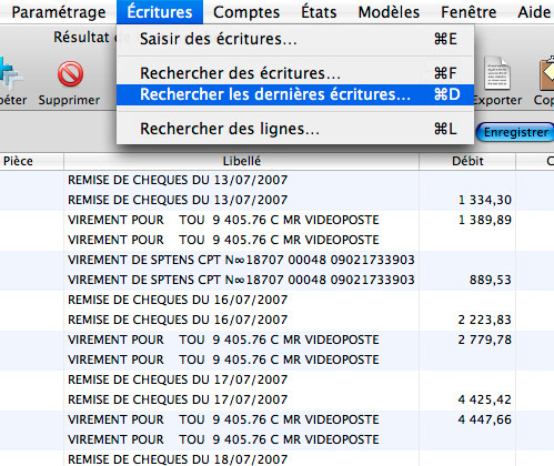 Cogilog Compta: Importation du relev bancaire (3) -- 20/11/07