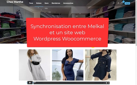 Synchronisation woocommerce melkal