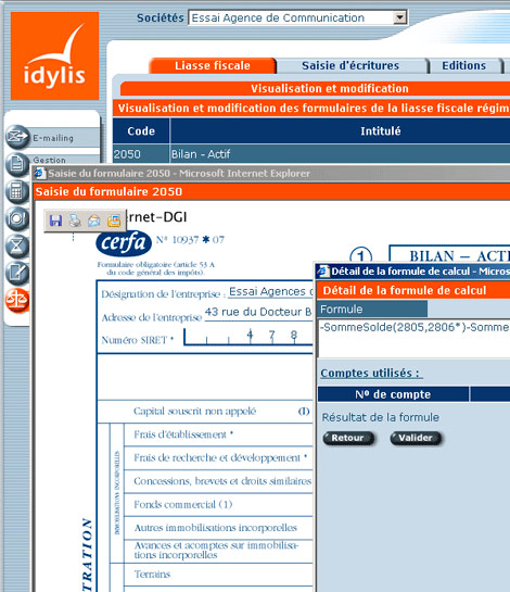 Idylis Liasse Fiscale PME