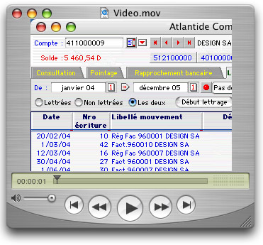 Ciel Compta Mac et le lettrage -- 30/06/05