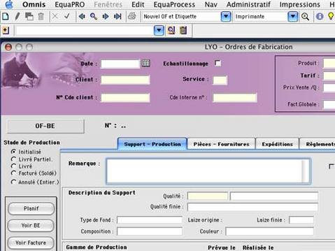 logiciel de gestion equaprocess d'equation