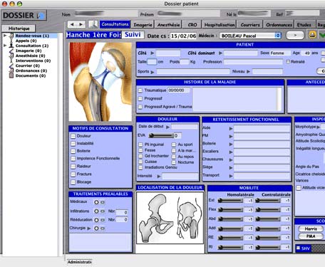 logiciel ortho + : fiche de hanche