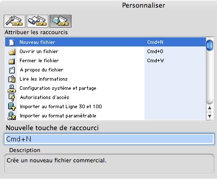 Sage Gestion Commerciale 30 v14 Mac: raccourcis-clavier