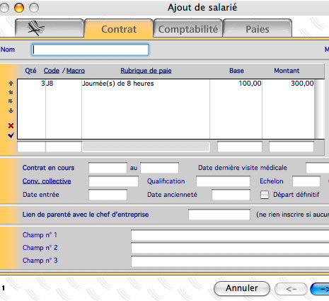 sPAIEctacle: Contrat - Comptabilit - Cration automatise ou semi-automatise de bulletins de paye en srie (3) -- 21/06/07