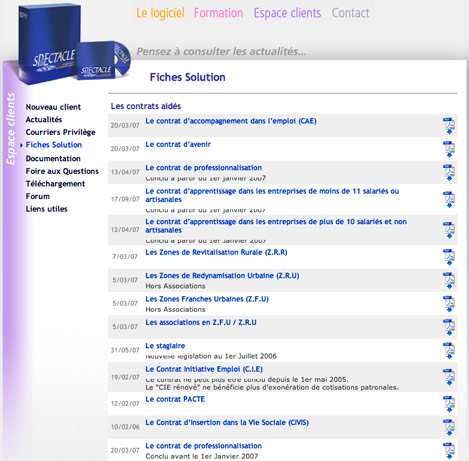 Les fiches solutions de sPAIEctacle