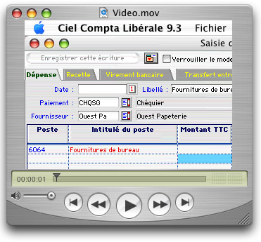 Ciel Compta librale Mac: ne perdez plus de temps! -- 27/06/05