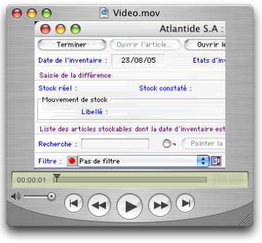 Ciel Gestion Commerciale Mac : l'inventaire -- 03/07/05